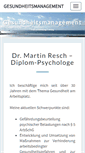 Mobile Screenshot of dr-martin-resch.de